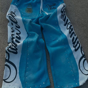 OEM Latest New Stylish Custom Design & Logo <b>Baggy</b> <b>Trousers</b> for <b>Men</b> Street Wear Stock High Quality Fleece Unisex <b>Baggy</b> Pant Whole - Product Image 4