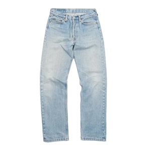 Pantalones vaqueros de pierna recta cómodos de alta calidad para hombre, pantalones vaqueros informales de costura personalizada con cinturón para hombre, pantalones vaqueros lavados ligeros - Product Image 1