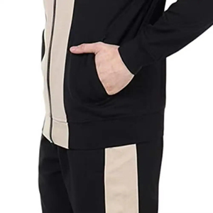 Ensemble de survêtement unisexe deux pièces de qualité supérieure, décontracté, délavé à l'acide, à capuche, style vintage, pour fitness et jogging, collection Printemps 2026 - Product Image 4