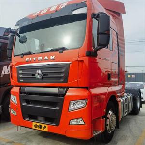 Camion tracteur Sitrak G7 automatique 4x2 d'occasion avec suspension pneumatique, siège conducteur, moteur diesel, conduite à droite, tête de tracteur 6x4 pour camions lourds - Product Image 1