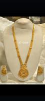 Parure de bijoux en cuivre plaqué or 24 carats, style vintage Dubaï, avec broche fleur, boucles d'oreilles et collier, idéale pour un anniversaire, cadeau tendance
