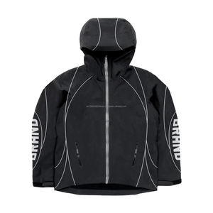 Conjunto de Chaqueta y Pantalones de Nylon Ligeros con Logotipo Personalizado, Chaqueta Cortavientos y Pantalones Deportivos de Dos Piezas - Product Image 4