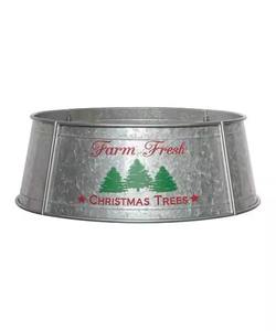 Support d'arbre de Noël en métal galvanisé New Look Utilisation de décoration imprimée d'arbre de Noël - Product Image 1