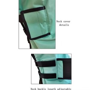 उच्च गुणवत्ता वाली घुड़सवारी 1200D वाटरप्रूफ लुगम्य कॉम्बो मतदान घोड़े की दौड़ घोड़े की कंबल सफेद सर्दियों के लिए - Product Image 5