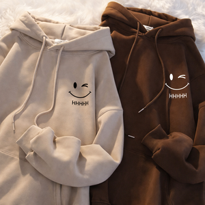 ผลิตแบบ OEM เสื้อฮู้ดดี้โอเวอร์ไซส์ผ้าฟลีซเนื้อหนาปานกลาง 350 กรัม ผลิตจากผ้าฝ้าย 100% พรีชริงค์ ไบโอวอช พรีเมียม สตรีทแวร์ สำหรับทั้งชายและหญิง รับสกรีนโลโก้ตามแบบ - Product Image 2