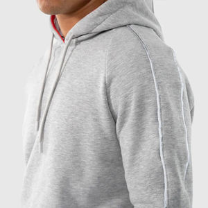 Factory Outlet haute qualité hommes Sport Hoodies confortable entraînement athlétique conception 3D broderie 6XL poche avant sweat - Product Image 5