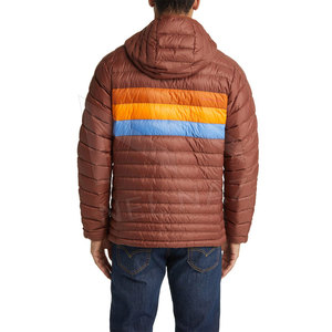 Custom Logo Men's Puffer Jacket Stand Collar High Street Style Custom Made Winter Jacket 100% <b>Polyester</b> <b>Filling</b> Regular Sleeves - Product Image 5