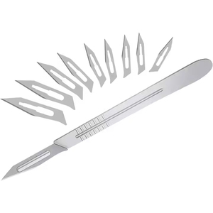 Scalpel en acier inoxydable de qualité supérieure pour la chirurgie Nouvelle arrivée Scalpel d'opération médicale Poignée No.3 avec lames chirurgicales - Product Image 6