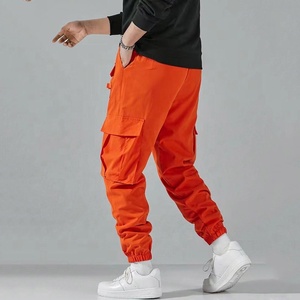 OEM Designer Hip Hop Hommes Coton Sergé Surdimensionné Loose Outdoor Randonnée Casual Work Wear Cargo Sweatpants - Product Image 1