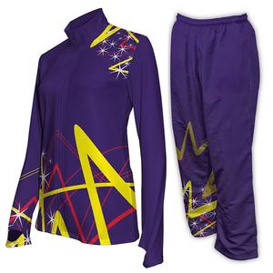 Ensembles de vestes d'échauffement personnalisées pour filles Vente en gros Vêtements d'extérieur pour sports d'équipe OEM ODM Élasthanne/polyester léger de haute qualité - Product Image 1