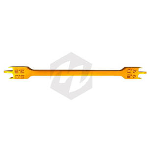 Medidor de altura de Ortodoncia con revestimiento amarillo, soporte Dental, medición de posicionamiento, instrumentos médicos, colocación de soporte de ortodoncia - Product Image 3