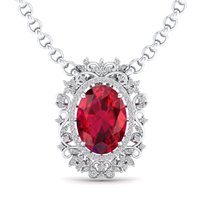 REYES 크리스탈 모이사나이트 스톤 펜던트 패션 14K 18K 골드 루비 보석 보석 결혼 선물 여성을위한 Dropshipping 제품