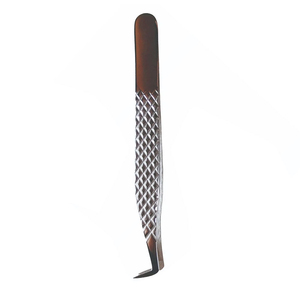 Pince à épiler professionnelle anti-magnétique en acier inoxydable de qualité supérieure à pointe lisse de 10mm à prix compétitif Extension de cils - Product Image 5