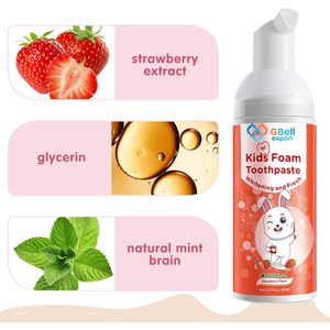OEM New Kids Nut Milk Pasta de dientes Refrescante Cuidado femenino Spray para la prevención de caries - Product Image 2