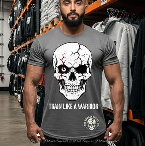 เสื้อยืดออกกำลังกายระบายอากาศได้พิมพ์ลายตัวหนาและสวมใส่สบายเหมาะสำหรับการฝึกเพาะกายและการใช้ชีวิตประจำวัน - Product Image 6