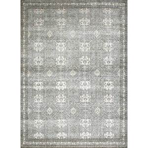 Alfombra de Lana Anudada a Mano Erbe Gold, Diseño de Medallón, 9x12, para Decoración de Sala de Estar o Pasillo -GS-16 - Product Image 1