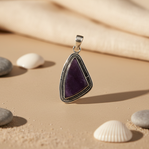 Collier pendentif en argent 925 avec pierre bleue, plaqué rhodium, charme en or rose et platine, cadeau pour femme - Product Image 1