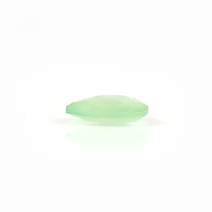 Pierres précieuses naturelles de préhnite, taille poire 10x15mm, taille briolette, pierres brutes certifiées par un tiers, vente en gros, marque Gopika, pour la joaillerie - Product Image 3