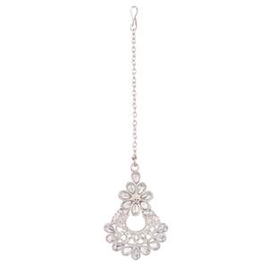 Cristal Collier Ras Du Cou Boucle D'oreille Mang Tikka Nuptiale Ensemble de Bijoux Pour Les Femmes En Gros Bijoux Fabrique - Product Image 6