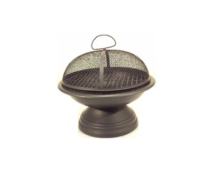 Bronze Color Best Quality Iron Fire Pit Outdoor Round Wood Burning for Outside Backyard Patio <b>Camping</b> Fire Pit for Garden Decor - Product Image 1
