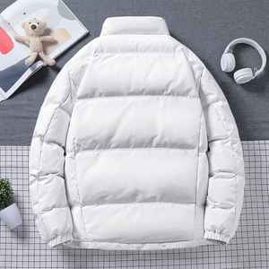 Abrigos acolchados para hombre con estampado personalizado de la mejor calidad 2022, chaqueta acolchada de burbujas, chaqueta cálida de invierno XL, bombardero con cuello levantado, estilo de lona Formal - Product Image 2