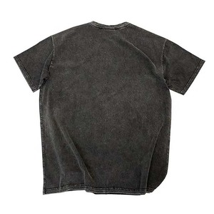 High Quality 100% Cotton QUICK DRY Custom Acid Wash Plus Size Men's T-Shirts Oversized Vintage Washed T Shirts ringer - Product Image 2
