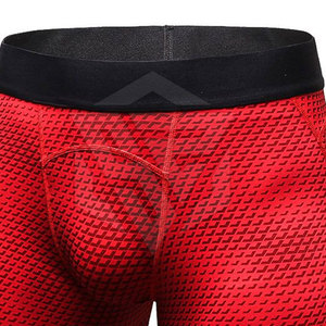 Pantalones Cortos Deportivos para Hombre, Estilo Urbano, Cintura Elástica, Compresión Media, Transpirables, de Secado Rápido, Diseño Sólido, Largo hasta la Rodilla - Product Image 4