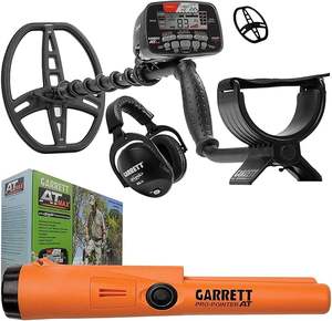 Détecteurs de métaux Garet les plus vendus, détecteur de métaux, AT Max tout terrain, écouteurs MS-3 - Product Image 1