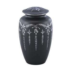 Urnes funéraires en aluminium avec peinture émaillée Urnes de crémation indiennes de super qualité avec peinture émaillée - Product Image 1