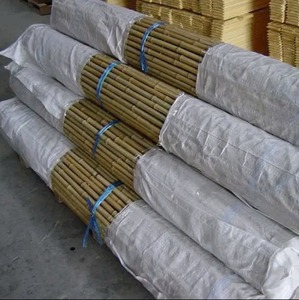 Poteaux en bambou naturel durables faits à la main poteaux écologiques pour les piquets de jardin Support de plante projet de bricolage clôture décoration de meubles - Product Image 5