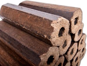 Briquetas de madera dura Premium 960 kg Palé Chimenea Horno Soporte de madera brillante Bolsas de PE Hechas Roble Haya Origen de EE. UU. relacionado con la energía - Product Image 5