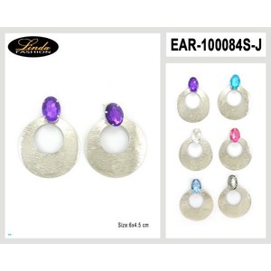 Pendientes de Aro Geométricos Chapados en Oro, de Aleación, para Mujer, de Moda, con Clip, Joyería para Fiesta, Pendientes de Declaración Modernos - Product Image 5