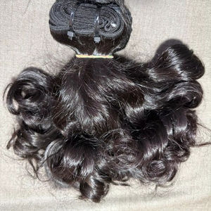 ผมอินเดียแท้แบบหยิกเด้งดึ๋ง จัดเรียงเกล็ดผม  ผมแท้พม่าแบบหยิก  ดรอปชิปปิ้ง  ผมต่อแท้แบบหยิกอินเดีย - Product Image 1