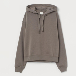 Sweats à capuche pour femmes de style dernier cri pour l'hiver, couleur unie personnalisable avec logo avant, anti-boulochage et respirabilité pour femmes - Product Image 1