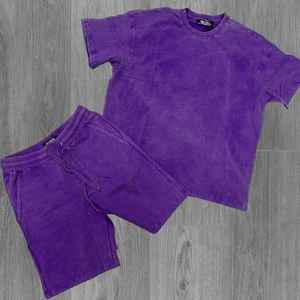 Camiseta personalizada OEM para hombre, conjunto de pantalones cortos, sublimación DTF, DTG, estampado de diamantes de imitación, ropa de calle, ropa de verano, ropa de dos piezas - Product Image 5