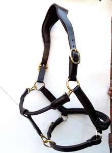 Tachuela de brida de resistencia para caballos con riendas Halter y placa de pecho, combo de martingala, juego de resistencia de brida de caballo de doma - Product Image 4