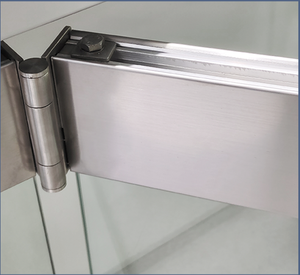 Bán buôn Side hinged Series 4 Bảng điều chỉnh bi-folding <span class=keywords><strong>Door</strong></span> Kit thép không gỉ các bản vá lỗi bi-folding Top treo hệ thống cửa - Product Image 3