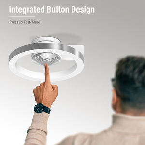 <span class=keywords><strong>Détecteur</strong></span> <span class=keywords><strong>de</strong></span> <span class=keywords><strong>fumée</strong></span> <span class=keywords><strong>interconnecté</strong></span> ANKA Nouveau Design AJ-716SI avec capteur photoélectrique, batterie 10 ans, alarme anti-effraction EN14604 - Product Image 1