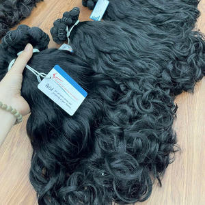 Qualité supérieure disponible en stock Extensions de cheveux humains vietnamiens Faisceaux de cheveux à double trame ondulés naturels - Product Image 1