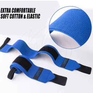 Envoltura de muñeca de levantamiento de pesas para entrenamiento en gimnasio, envoltura de muñeca con Logo impreso personalizado, accesorios de boxeo - Product Image 2