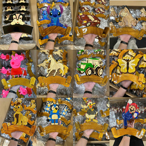 แผ่นป้ายไม้ทำด้วยมือสำหรับแขวนประตูตกแต่งไม่มีตัวอักษร intarsia woodcraft ปรับแต่งการออกแบบจากเวียดนาม - Product Image 1