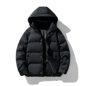 Vente en gros de vêtements d'hiver à la mode de couleur noire manteaux de créateurs veste en duvet pour hommes taille plus imperméable et souple d'extérieur - Product Image 1