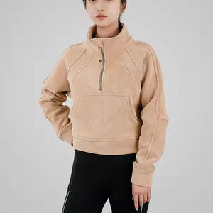 Sudadera de Invierno para Mujer con Cierre de Cremallera, Transpirable, Ropa Deportiva para Exteriores, Logotipo Frontal, Estilo Urbano, Sudadera con Capucha de Poliéster/Algodón de Alta Calidad - Product Image 3