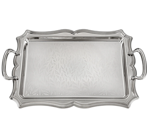 Bandejas modernas para servir de metal galvanizado en bandeja pulida personalizada y dorada para Decoración de mesa y uso de regalos - Product Image 4