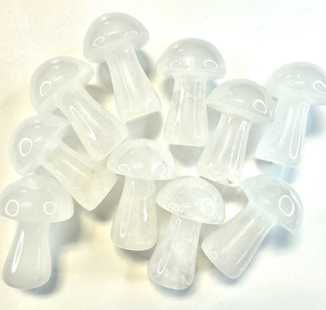 Natural High Quality Clear Quartz Crystal <b>Mushroom</b> Stone Natural Gemstone Antique Engrave Carved Design Handmade Egg Gift Ideas - Product Image 5