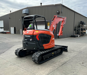 Mini-excavatrice sur chenilles Kubota U55-5 d'occasion, excavatrice compacte hydraulique pour travaux agricoles et de construction - Product Image 6