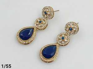 Joyería India al por mayor de último diseñador tradicional y de moda de pendiente jhumka Kundan para mujer joyería de pendiente elegante - Product Image 2