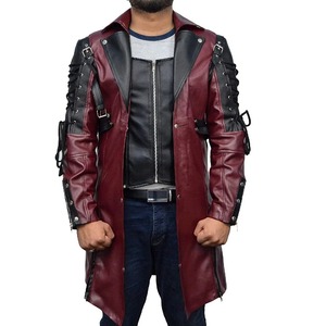 Best Quality Men's Jackets <b>Cow</b> Hide Genuine Leather Work Jacket for Fall Winter High Quality High <b>Fabric</b> Material Man Jackets - Product Image 1