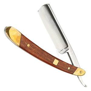 Wholesale Magma Beauty Professional Stainless Steel Straight Cut Throat Salon Barber <b>Razor</b> with Custom Logo - Product Image 3