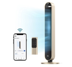 Ventilateur tour intelligent DREO le plus vendu, commande vocale 120 °   Ventilateur oscillant compatible avec application/télécommande, 42 pouces, silencieux (20 dB), sans pales, 12 vitesses - Product Image 2